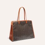 Goyard Hardy PM Tote Bag Black and Brown - Image 2
